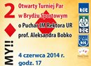 II Otwarty Turniej Par w Brydżu Sportowym o Puchar JM Rektora UR prof. dr hab. Aleksandra Bobko