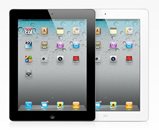 Front view of the iPad 2 in black and white colors
