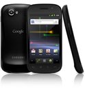 Back, front and side view of the Samsung Google Nexus S