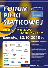 Zapraszamy na II Forum piłki siatkowej ''Piłka Siatkowa jako Sysytem