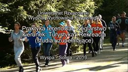 Praktyki terenowe z turystyki aktywnej - Żeglarstwo - Solina 2013