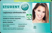 Legitymacja ISIC-AZS (1 rok)